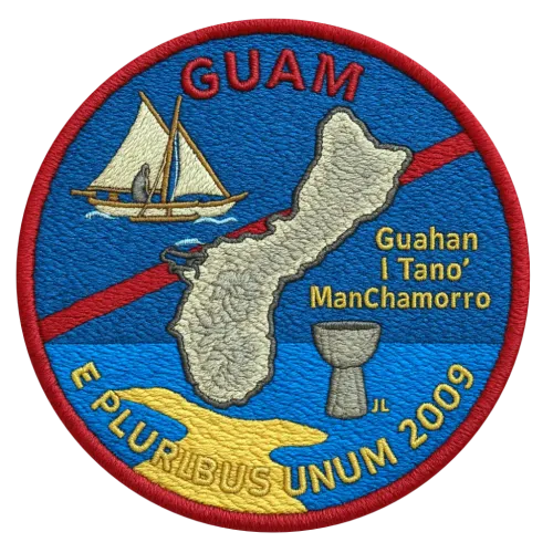 53/56 Guam State Quarter Patch #54