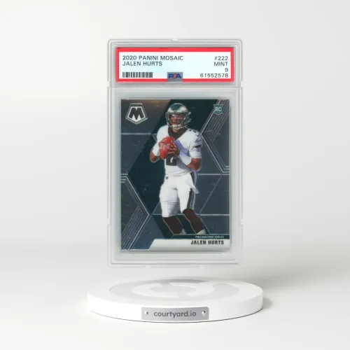 2020 Panini Mosaic #222 Jalen Hurts (PSA 9 MINT)