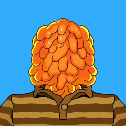 |Hedz| Orange Blobface #223