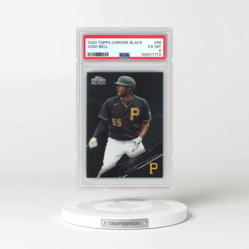 2020 Topps Chrome Black #56 Josh Bell (PSA 6 EX-MT)