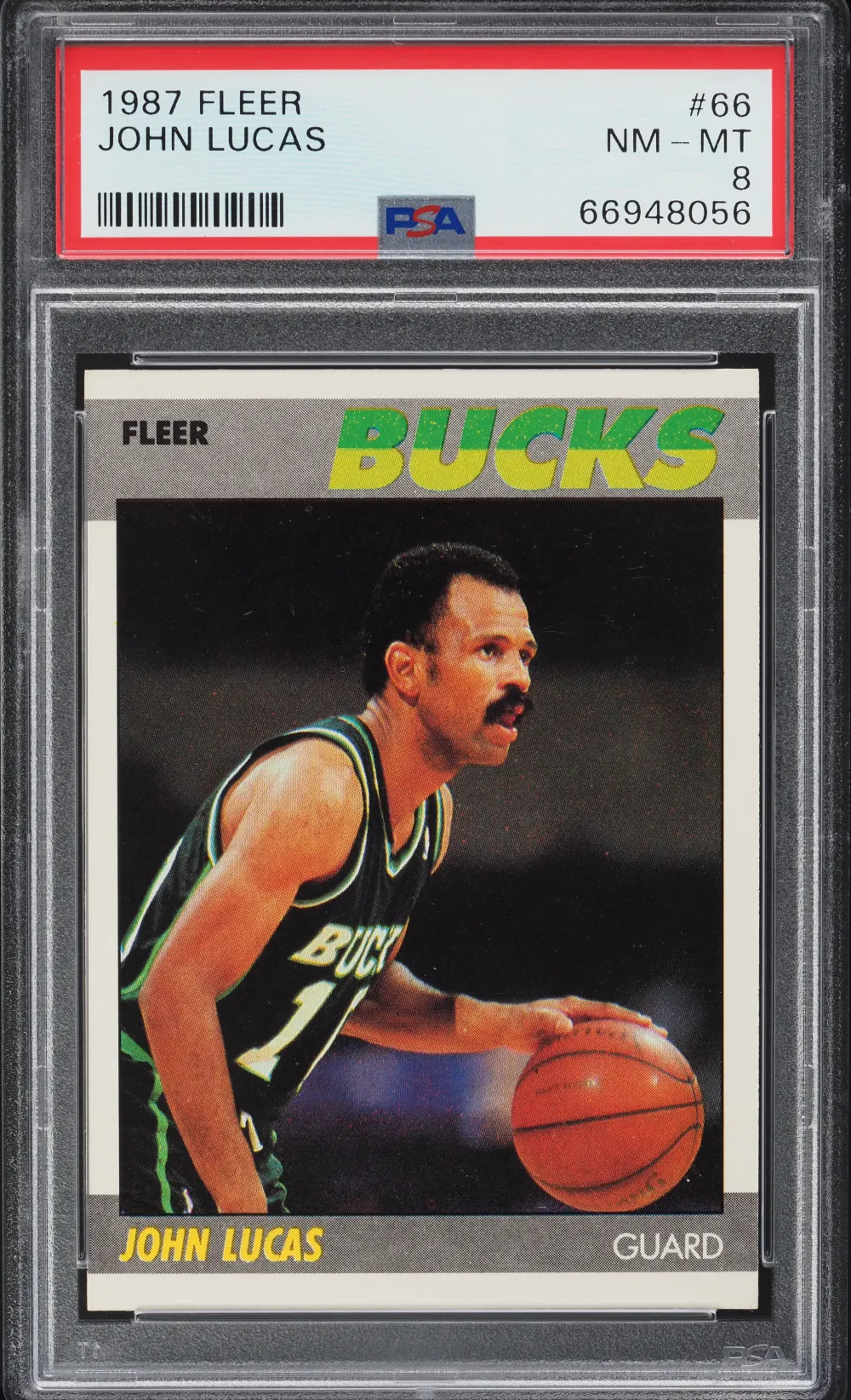 1987 FLEER BASKETBALL JOHN LUCAS