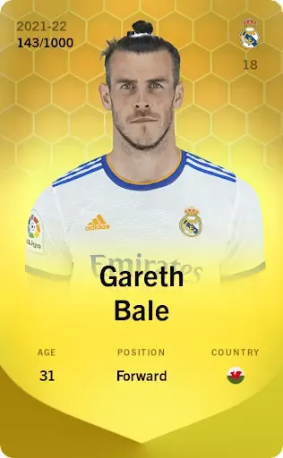 Gareth Bale 2021-22 • Limited 143/1000