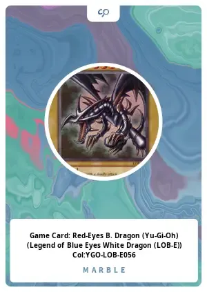 GameCard:Red-EyesB.Dragon(Yu-Gi-Oh)(LegendofBlueEyesWhiteDragon(LOB-E))Col:YGO-LOB-E056 #58804