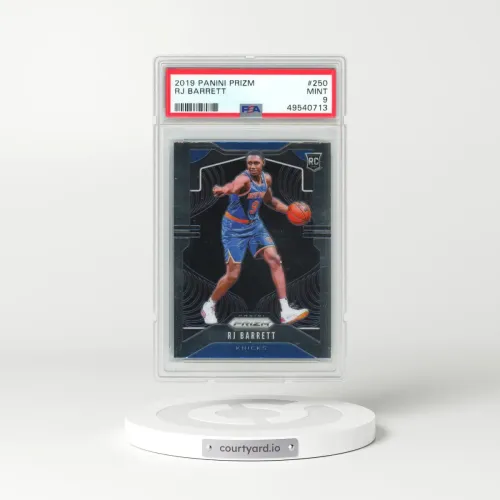 2019 Panini Prizm #250 RJ Barrett (PSA 9 MINT)