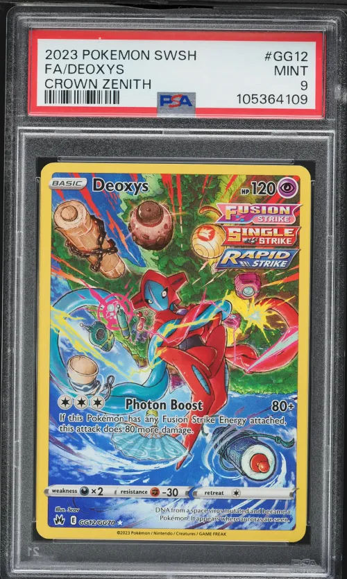 2023 #GG12 Full Art/Deoxys PSA 9