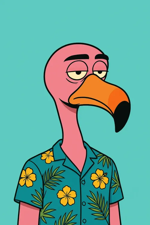 Bored Flamingo #1