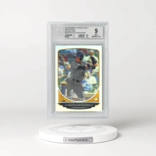 2013 Bowman Chrome Draft Draft Picks Refractors #BDPP5 Austin Meadows (BGS 9 MINT)