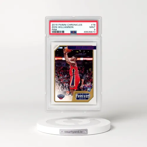 2019 Panini Chronicles #78 Zion Williamson - Pink (PSA 9 MINT)