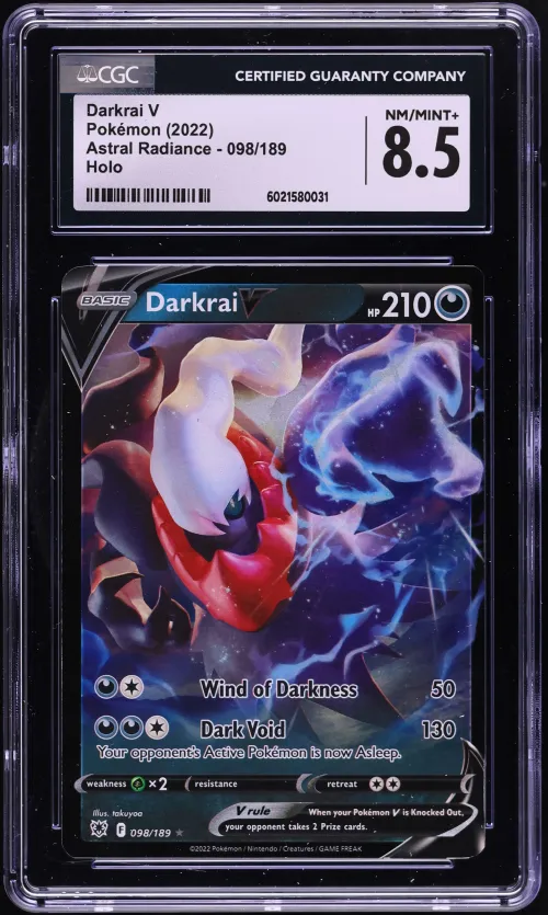 2022 #98 Darkrai V CGC 8.5 Pokem
