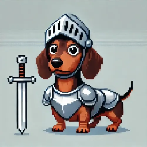 Lovely Knight Dachshund #8