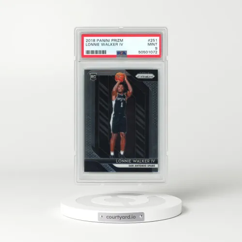 2018 Panini Prizm #251 Lonnie Walker IV (PSA 9 MINT)