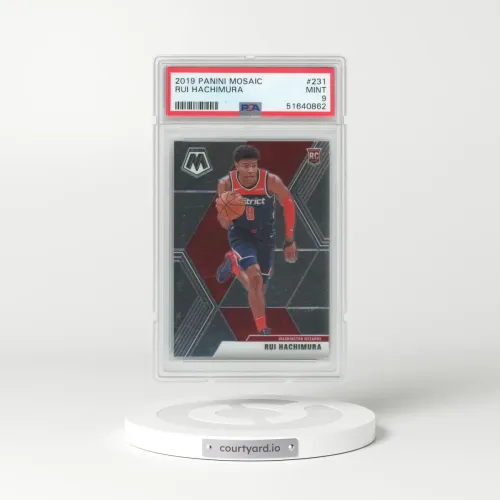 2019 Panini Mosaic #231 Rui Hachimura (PSA 9 MINT)