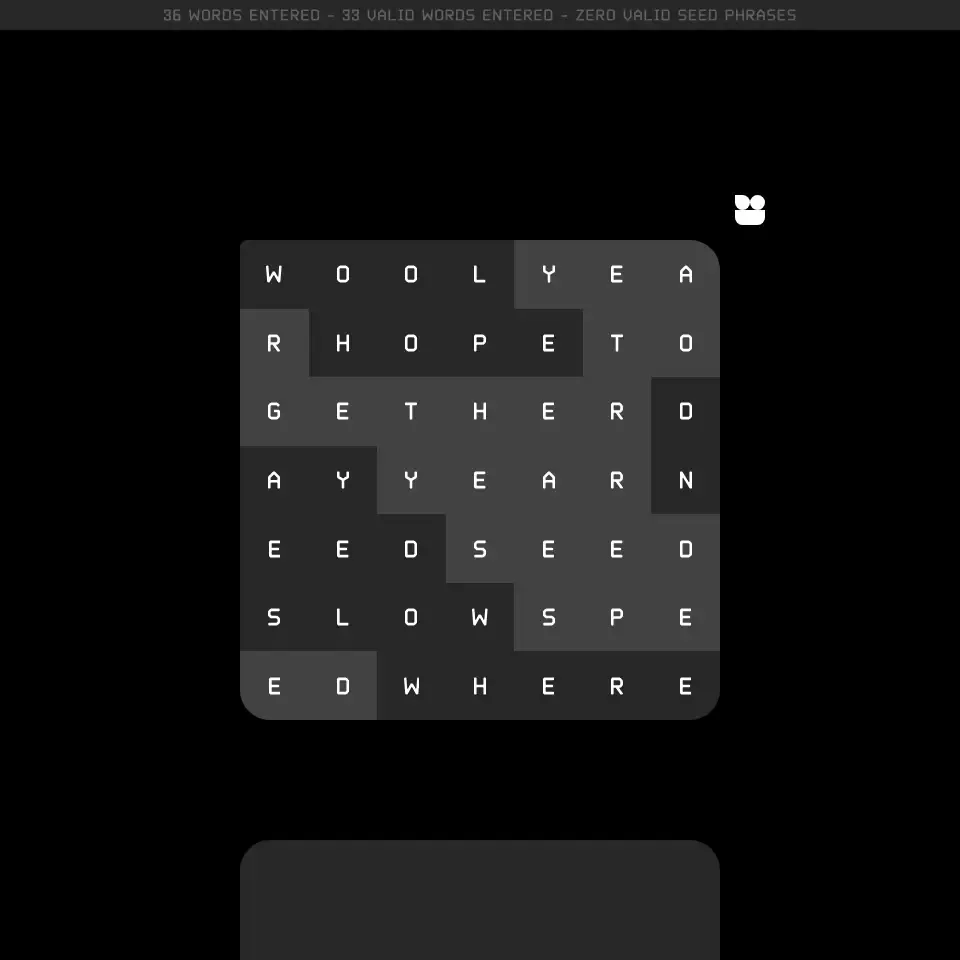 vvords, Set 026, Ed. 40 #8034