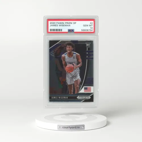 2020 Panini Prizm Draft Picks #2 James Wiseman (PSA 10 GEM MINT)