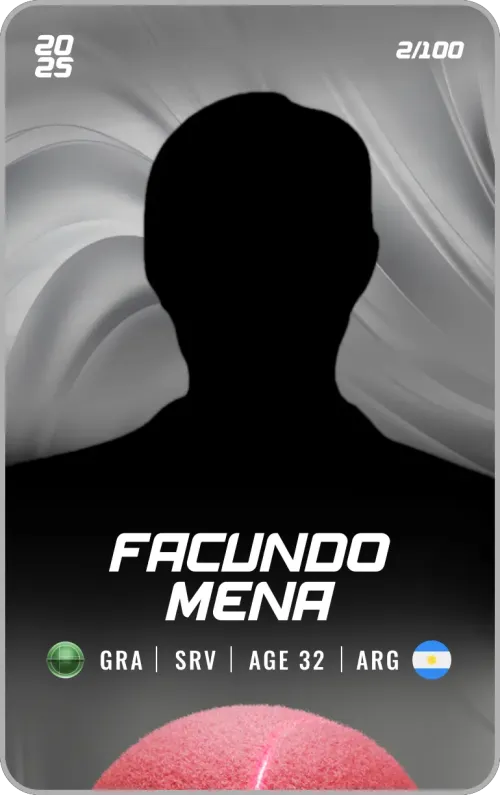 Facundo Mena - Silver - Service #20966