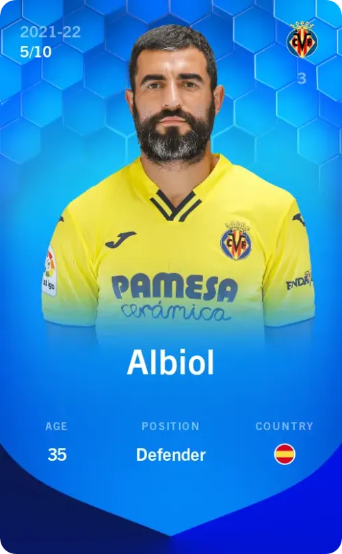 Albiol 2021-22 • Super Rare 5/10