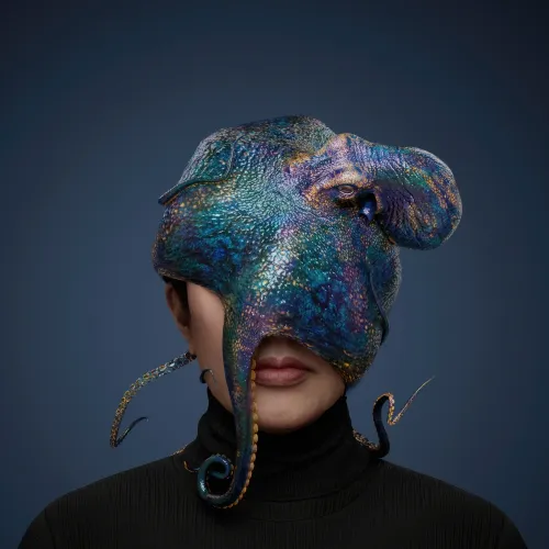 Portrait with Octopus #706