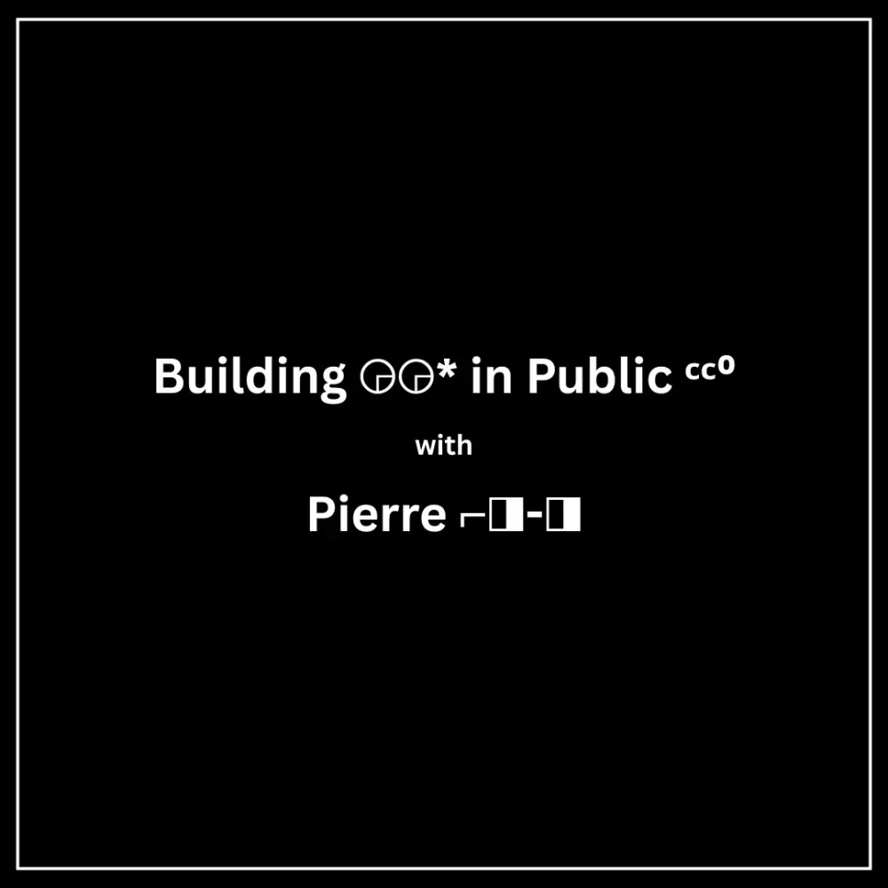Building In Public #121