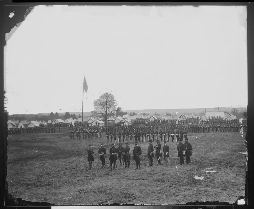 Camp Scene, 7th NY Cavalry #213