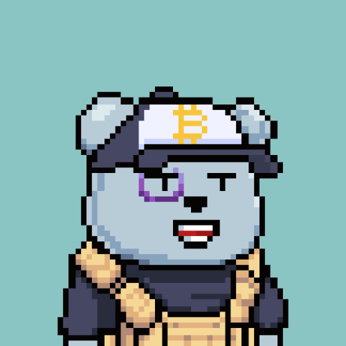 Bitcoin Bear Cub ＃7418 （Inscription ＃649897）