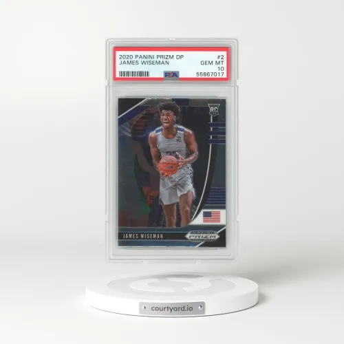 2020 Panini Prizm Draft Picks #2 James Wiseman (PSA 10 GEM MINT)