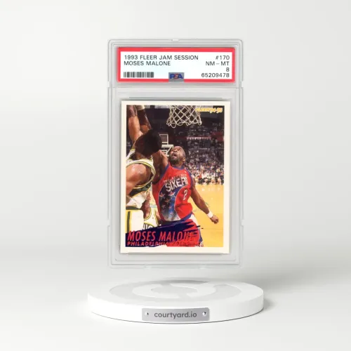 1993 Fleer Jam Session #170 Moses Malone (PSA 8 NM-MT)