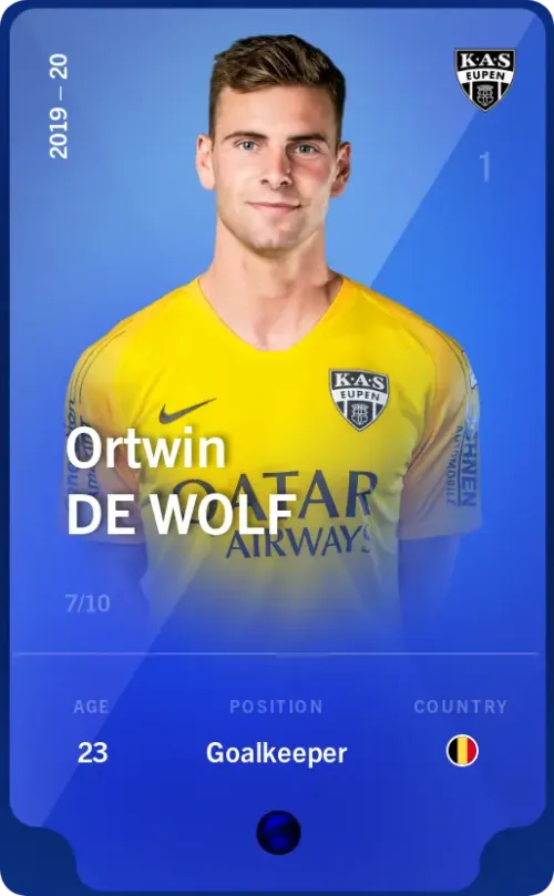 Ortwin De Wolf 2019-20 • Super Rare 7/10