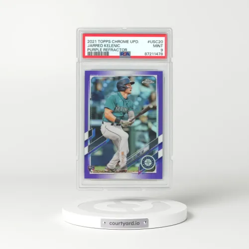 2021 Topps Chrome Update #USC20 Jarred Kelenic - Purple Refractor (PSA 9 MINT)