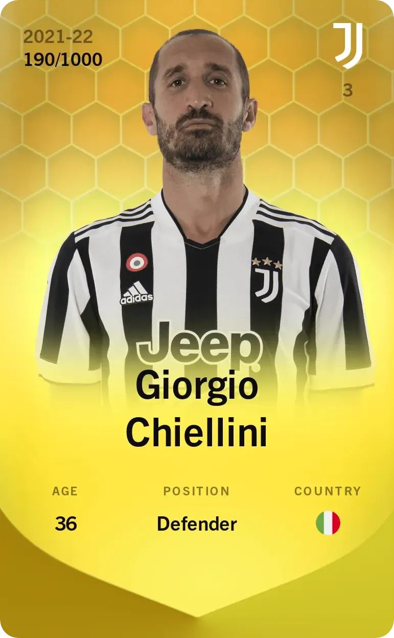 Giorgio Chiellini 2021-22 • Limited 190/1000