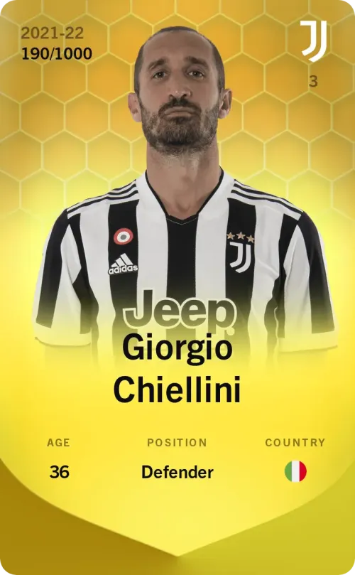 Giorgio Chiellini 2021-22 • Limited 190/1000