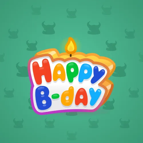 B-Day Candle #224555