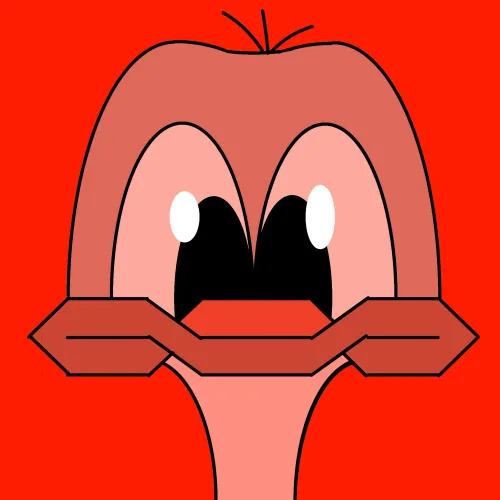 the red ostrich #3