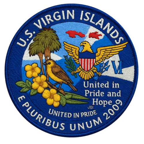 55/56 U.S. Virgin Islands State Quarter Patch #56