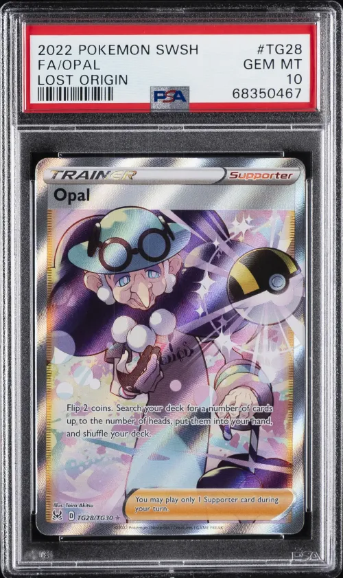 2022 #TG28 Full Art/Opal PSA 10 