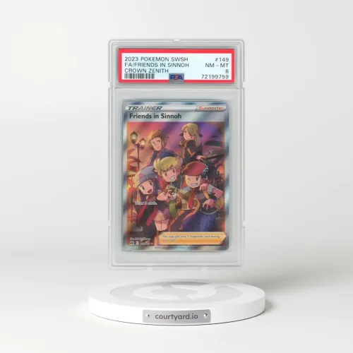 2023 Pokémon Sword and Shield Crown Zenith #149 Friends in Sinnoh - Full Art (PSA 8 NM-MT)
