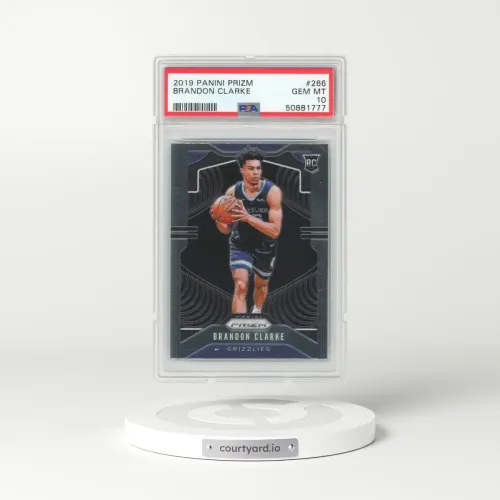 2019 Panini Prizm #266 Brandon Clarke (PSA 10 GEM MINT)