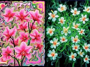 FLORAL CYCLES - (1/10), Diptych Gif #1