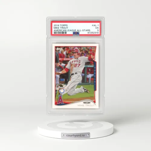 2014 Topps American League All-Stars #AL-1 Mike Trout (PSA 5 EX)