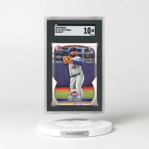 2023 Bowman #BP-149 Jose Peroza - Prospect (SGC 10 GEM MINT)