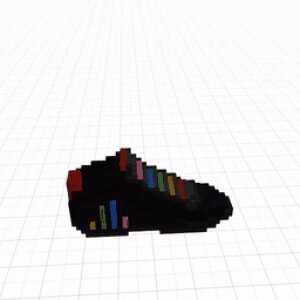 PIXLwearP1Sneaker（Black/Charcoal）,right ＃2600