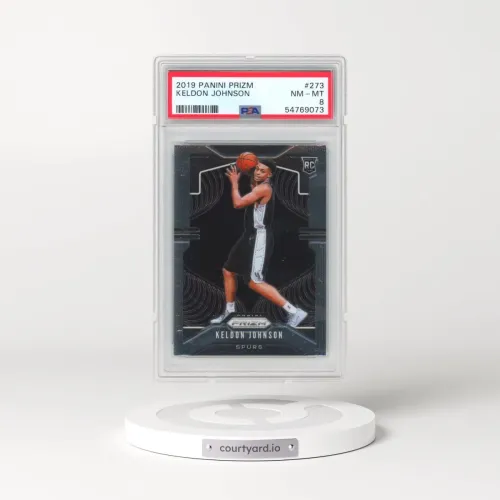 2019 Panini Prizm #273 Keldon Johnson (PSA 8 NM-MT)