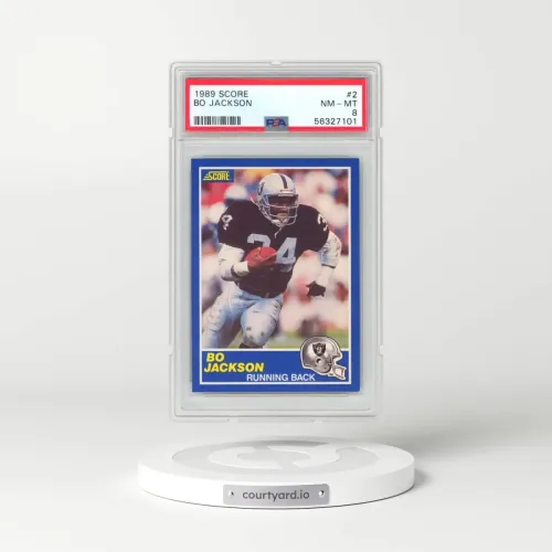 1989 Score #2 Bo Jackson (PSA 8 NM-MT)