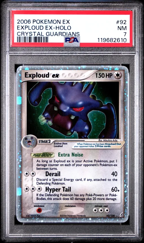 2006 #92 Exploud EX-Holo PSA 7 E
