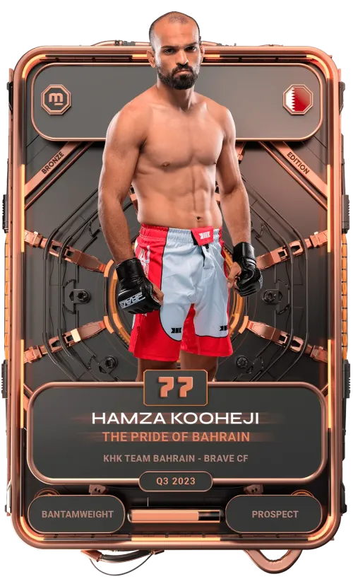 Fighter Card - Hamza Kooheji - Q3 2023 - Bronze : 215/300 #147646