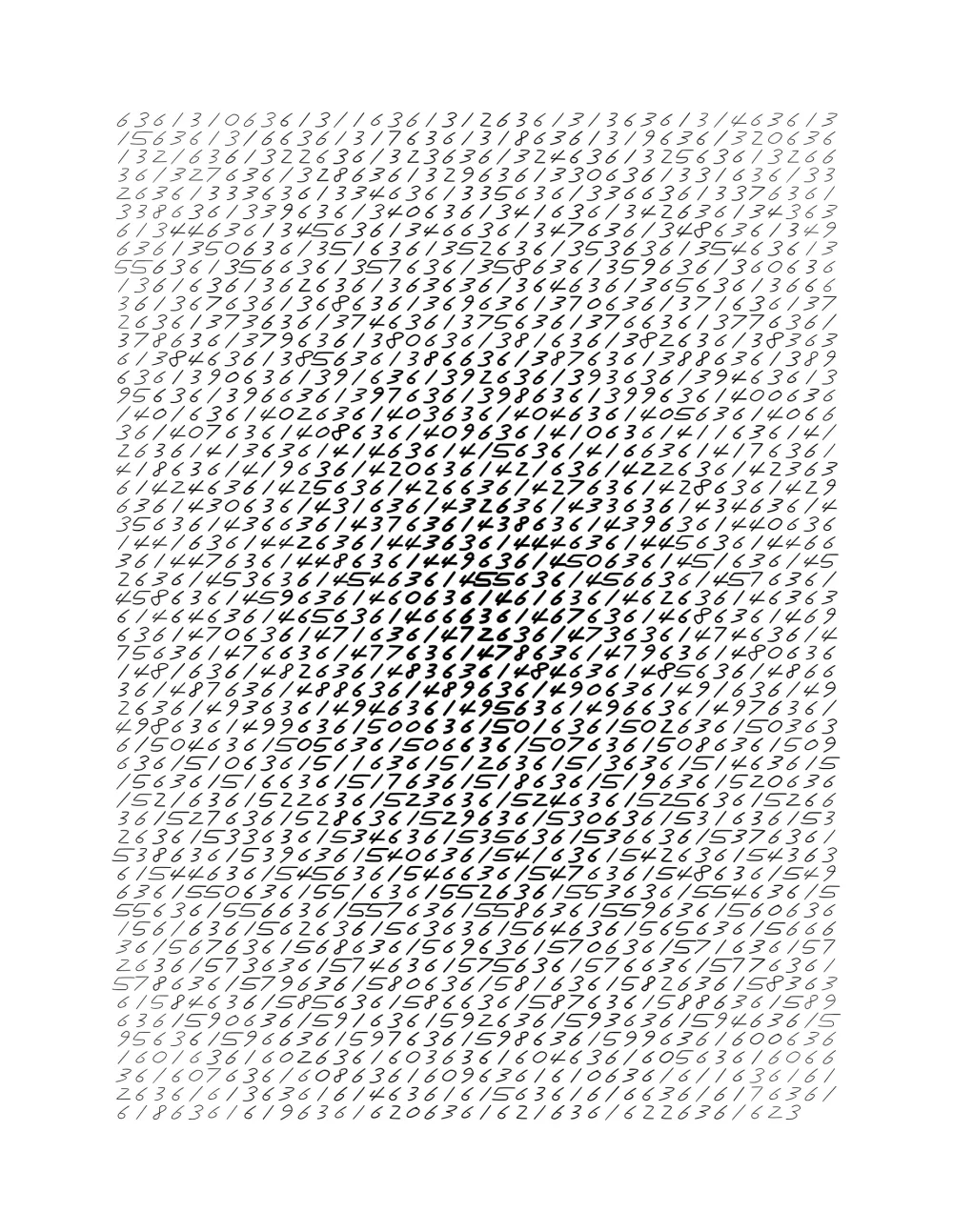 Endless (5,607,250 to Infinity) #2593