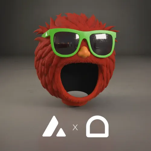 Youmio x Avalanche Wolfie Mascot Head #12482