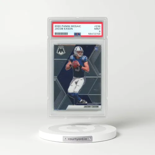 2020 Panini Mosaic #236 Jacob Eason (PSA 9 MINT)