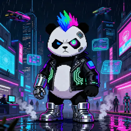 Cyberpunk Panda ＃39