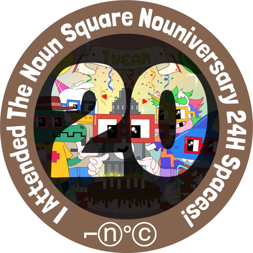 The Noun Square - Nouniversary 24hr Space 20/24 #5466316