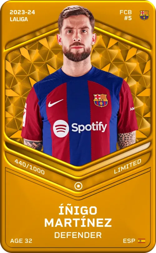 Íñigo Martínez 2023-24 • Limited 440/1000